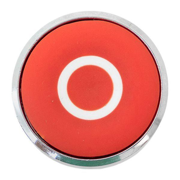 Механизм кнопки исполнительный "O" XB4 IP65 плоский возвратный без фиксации красн. EKF XB4BA-4162C-65