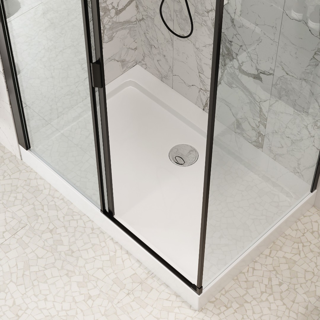 Ограждение MARBELLA 120B L душевое Ceruttispa без поддона (80x120x190)