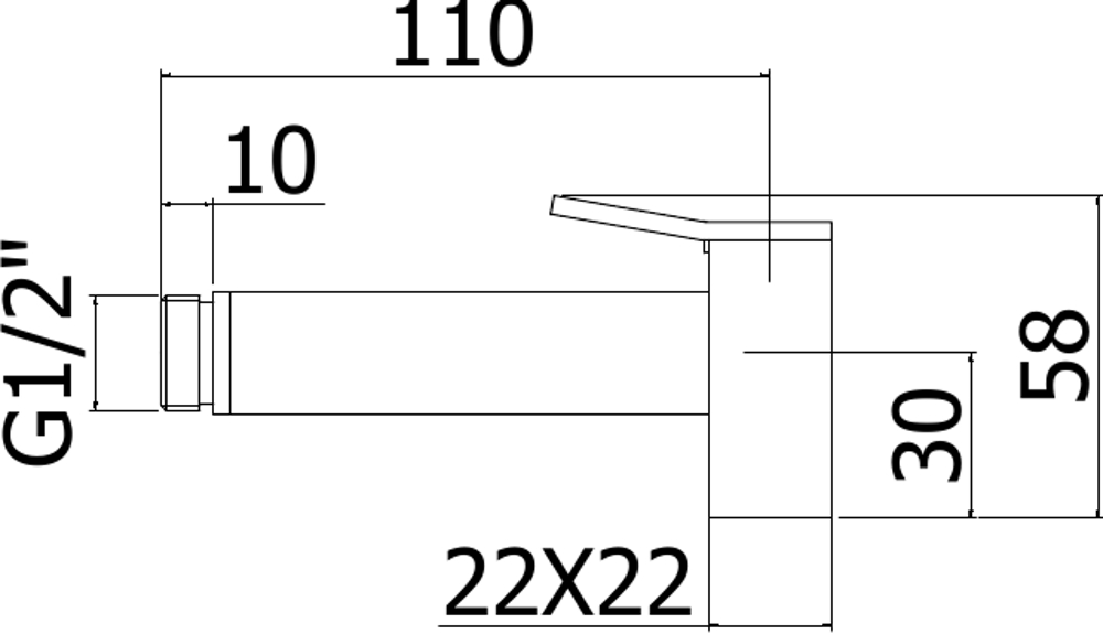 Гигиенический душ Paffoni Tweet Square ZDOC121CR