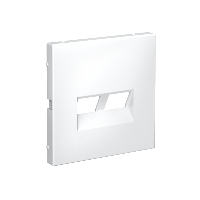 Накладка двойная ArtGallery для информационных функций типа Keystone бел. SE GAL000190