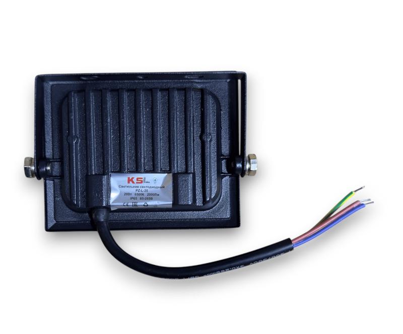 Прожектор светодиодный СДО 02-20 20Вт 6500К IP65 2000лм 185-265В 100х80х25мм KRASO PZL-20