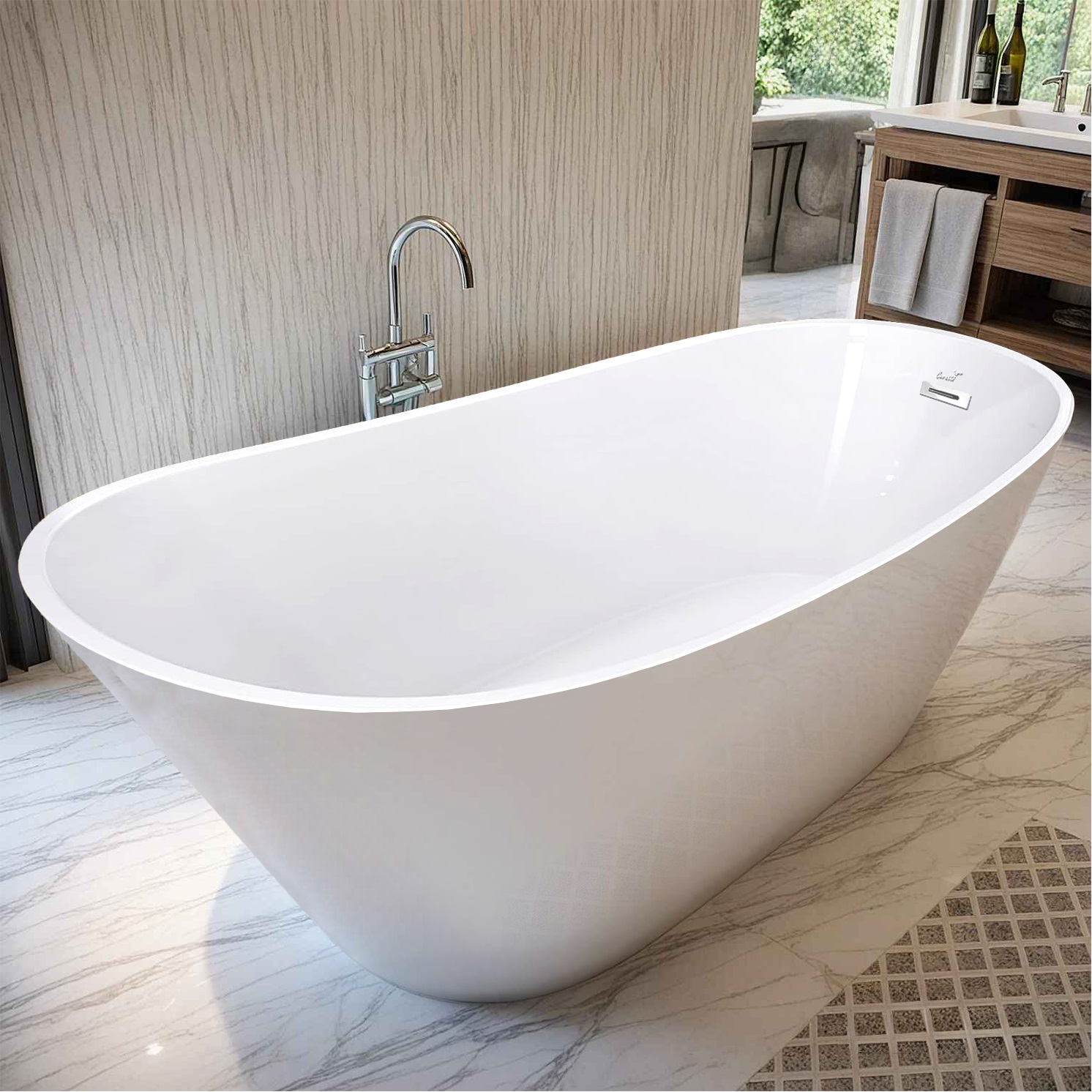 Ванна VIVA N акриловая отдельностоящая Ceruttispa (1700x750x670)