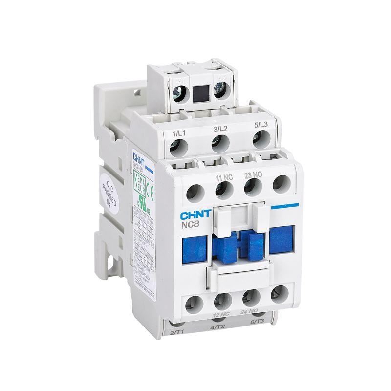 Контактор NC8-09/W 3п 9А кат. 24-60В AC/DC 1НО+1НЗ (R) CHINT 572267