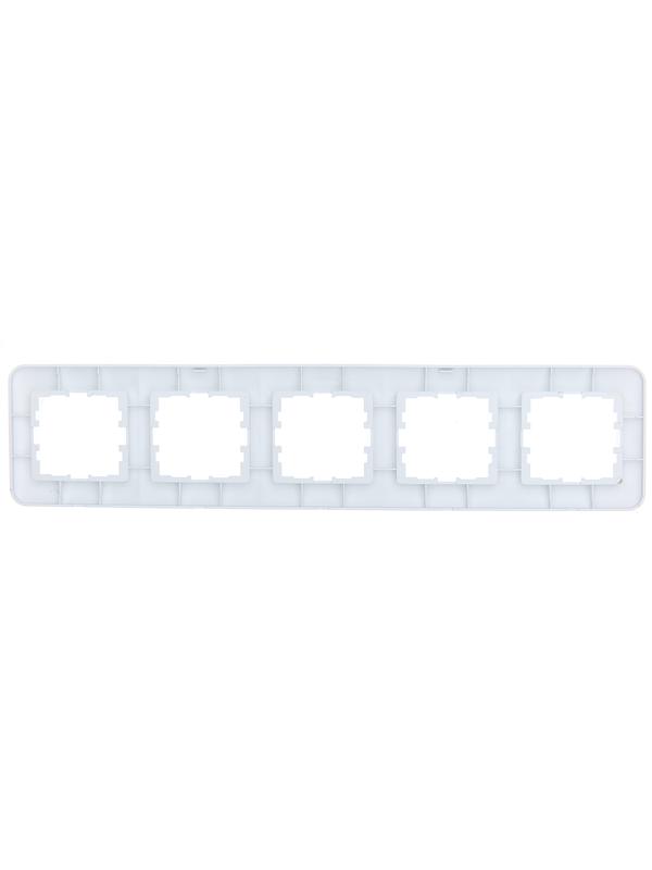 Рамка 5-м ASTI горизонт. бел. LEZARD 7081-0200-150