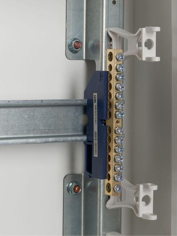 Шина нулевая на DIN-изол. ШНИ-8х12-14-Д-С IEK YNN10-812-14D-K07