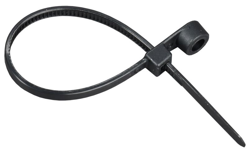 Хомут 2.5х110мм P6.6 с винтовым креплением черн. (уп.100шт) IEK UHH12-D025-110-100-K02