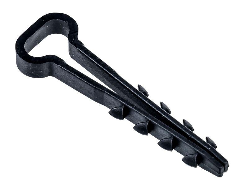 Дюбель-хомут 5х8мм для плоского кабеля нейлон черн. (уп.25шт) IEK UDH14-05-08-025-K02