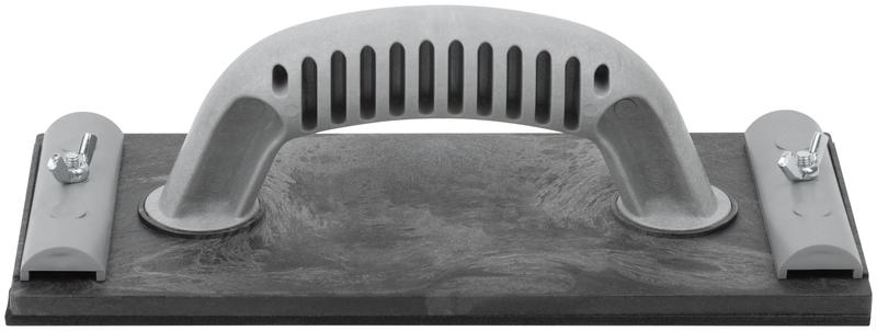 Терка для нажд. бумаги пластиковая с мет. прижимом 230х105мм черн. MOS 39720М