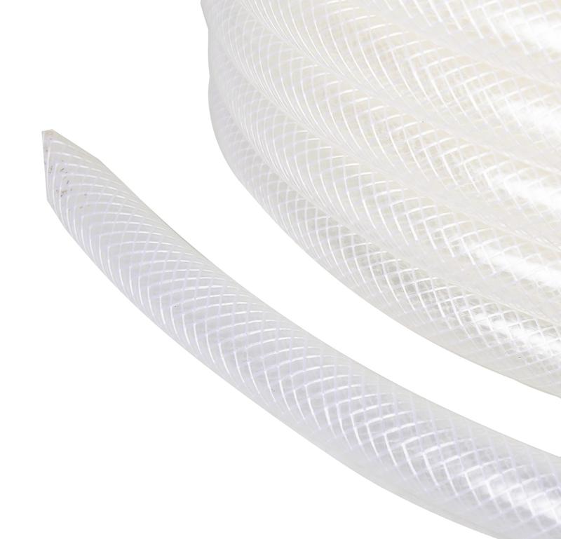 Шланг поливочный "Силикон" трехслойный армированный 3/4дюйм 50м прозр. Вихрь 73/7/2/32