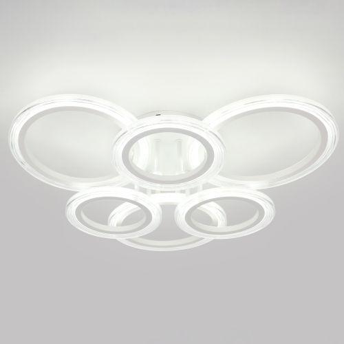 Светильник светодиодный Ring CLL-1-90-RC WH 90Вт 3000К-6000К 620х620х125 с пультом ДУ бел. Эра Б0069749