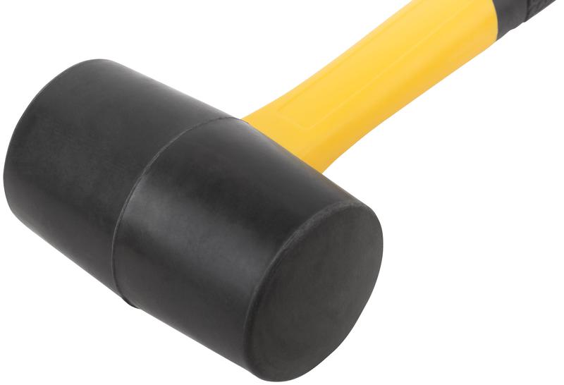 Киянка 50мм 340г фибергласовая ручка резинов. FIT 45512