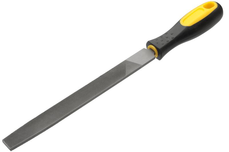 Напильник прорезиненная ручка плоский 200мм FIT 42576