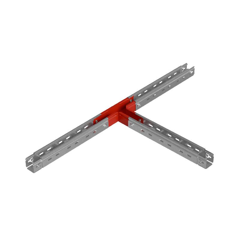 Отвод для лотка Т-образ. прямой 50х50мм "ПЛЮС" HD85 КМ PL18668