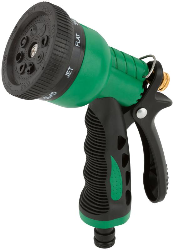 Пистолет для полива 8 режимов 170мм зел. FIT 77305