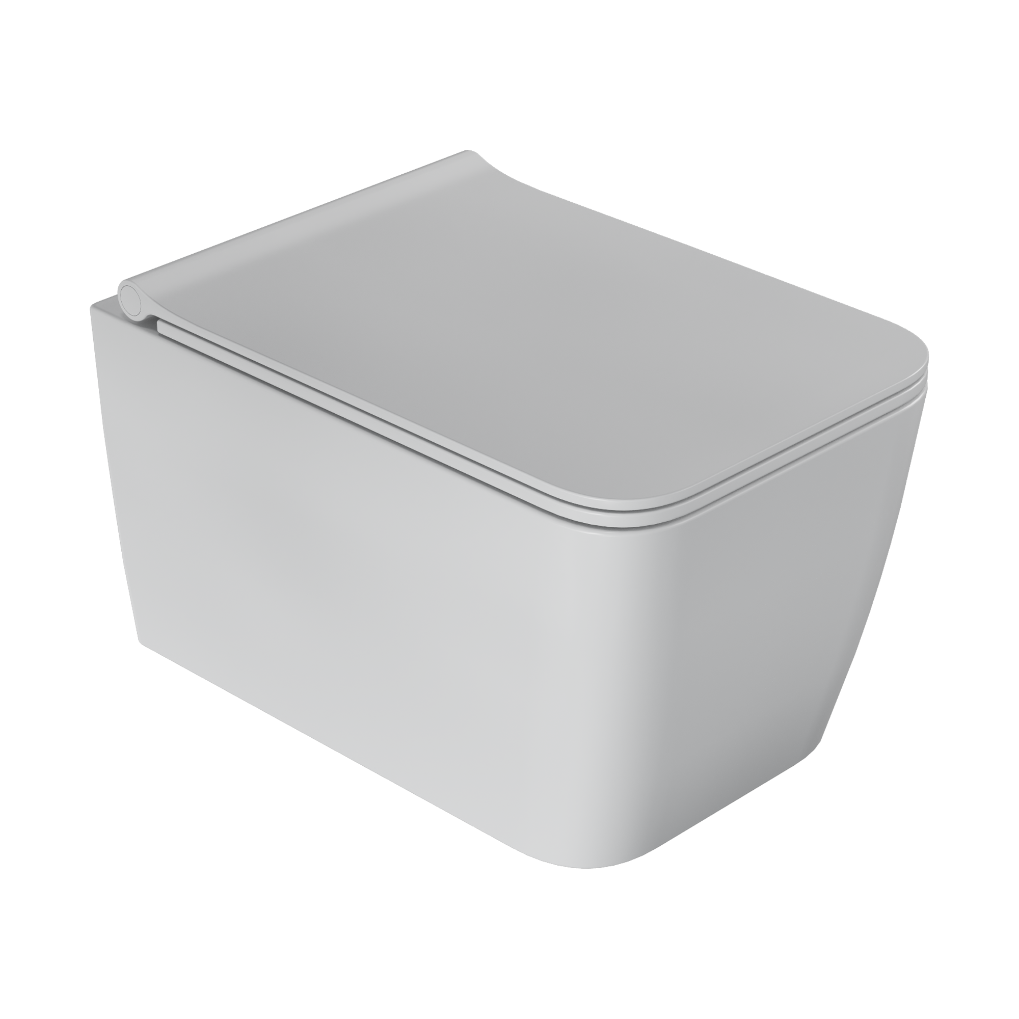 Zen подвесной унитаз с биде матовый черный с крышкой