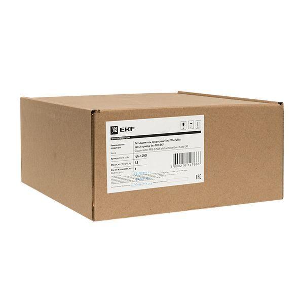 Разъединитель-предохранитель РПБ-2 250А левый привод без ППН Basic EKF rpb-r-250l