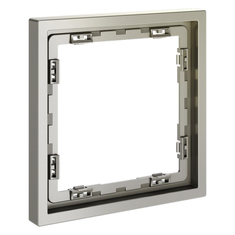 Рамка 1-м S70 пластик. шелк Voltum VLS100104