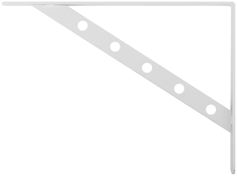 Уголок-кронштейн усиленный 300х225мм бел. КУРС 66107