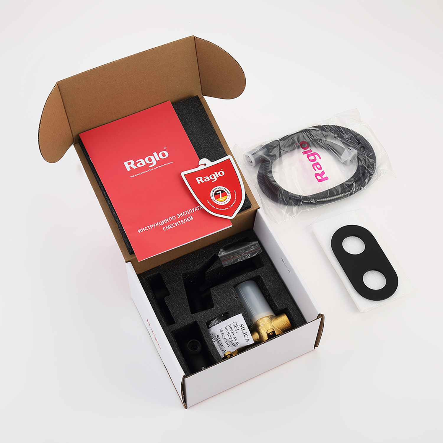 Гигиенический душ со смесителем  Raglo R20.52.06, черный