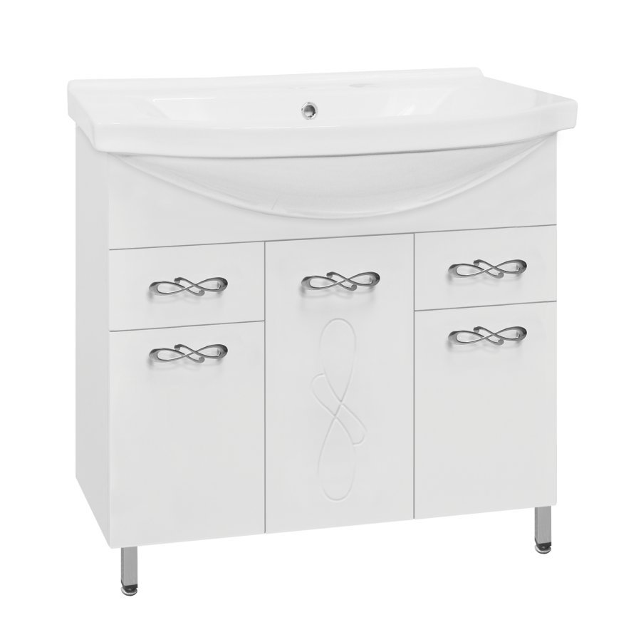 Тумба "Венеция 90" (2 ящ.) под умывальник Эльбрус 90