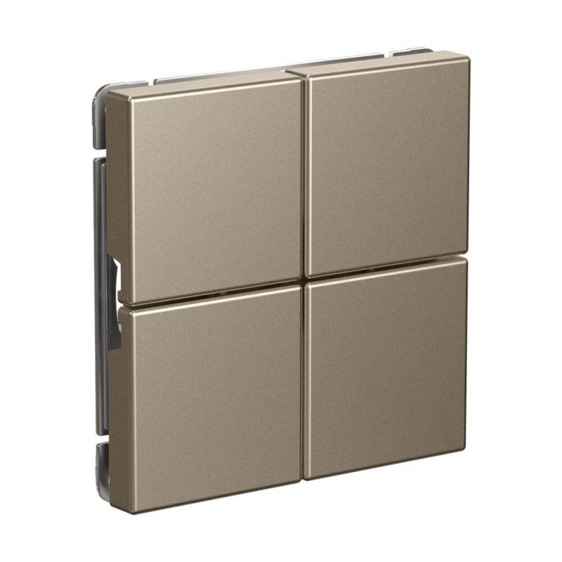 Выключатель сценарный 4-кл. ArtGallery (сх. 1) шампань SE GAL000574