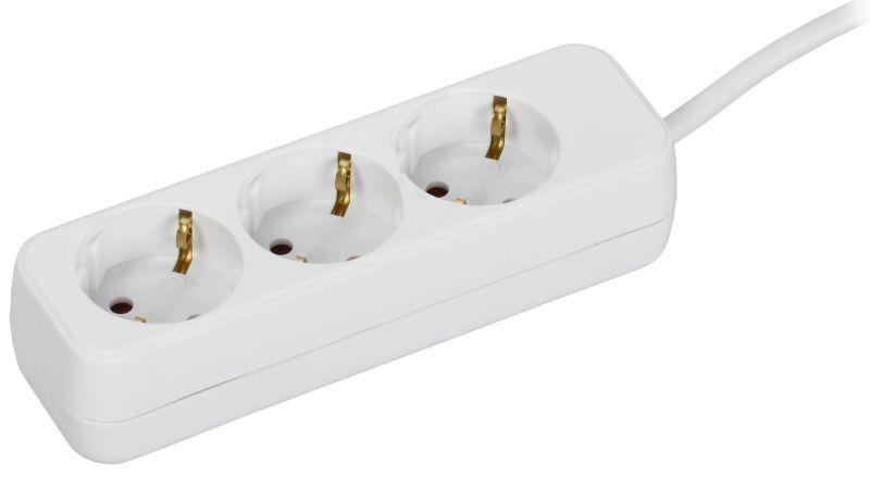 Удлинитель 3х1.5м 10А У03 ПВС 3х1 бел. UMA IEK UM-YP10-16-03-01-Z-K01