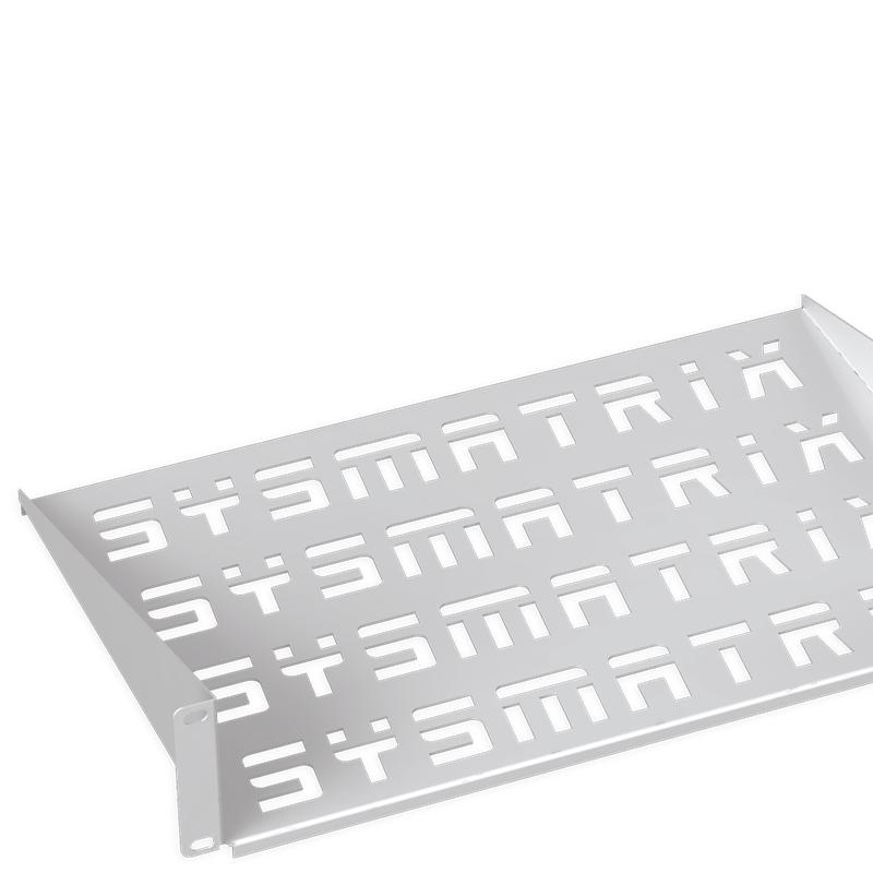 Полка консольная перфорир. 19дюйм 1U Г=200мм RAL 7035 сер. SYSMATRIX SH 2003.700