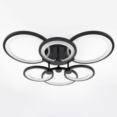 Светильник светодиодный Odry CLL-1-117-RC BK 117Вт 3000К-6000К 600х550х135 с пультом ДУ черн. Эра Б0069752