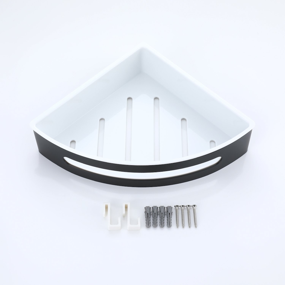 Полка для ванной комнаты угловая Raglo R340.01.06, черный