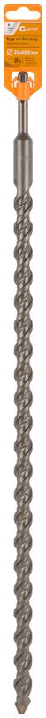 Бур по бетону Profi Plus двойн. спираль три пылеотводящие кромки 20х600мм Cutop 49-20600