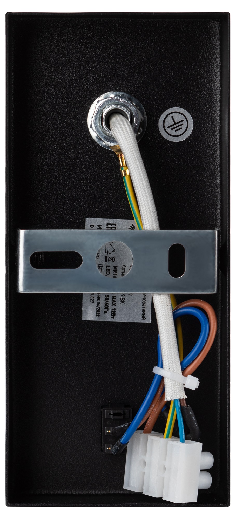 Светильник настенный WL19 BK GU10 MR16 IP20 черный