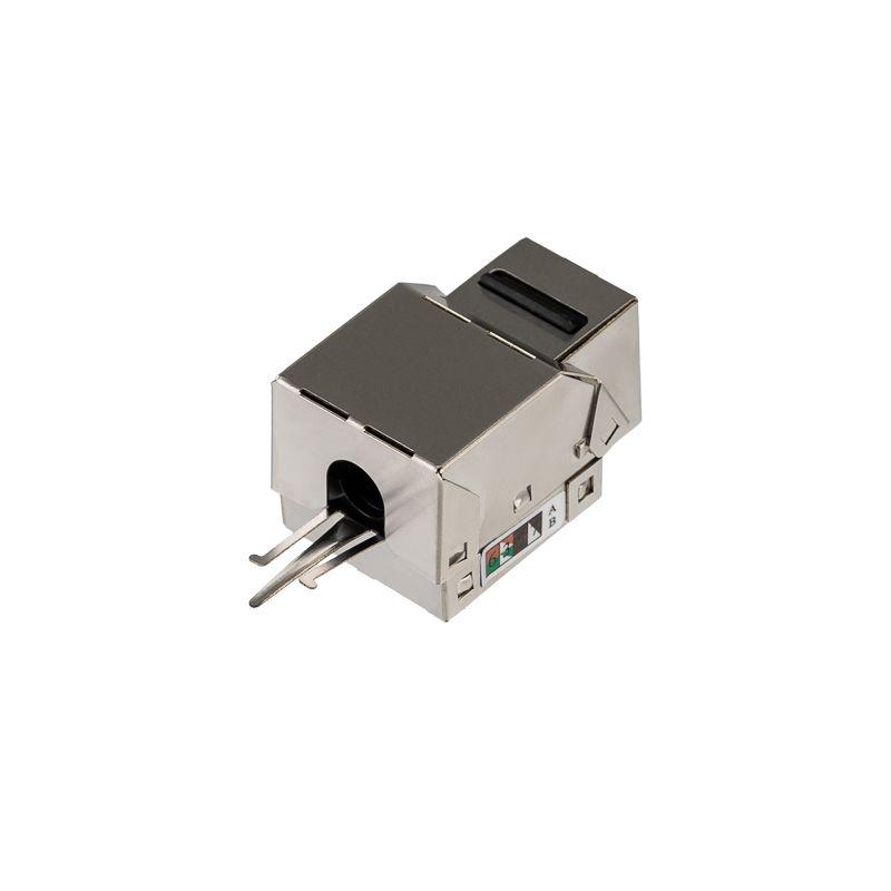 Модуль Keystone Jack RJ-45(8P8C) FTP экранир. кат.5e тип 90град. PRO Rexant 02-0072