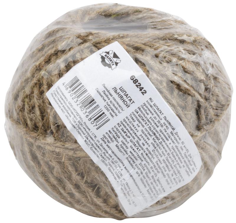 Шпагат льняной 1250 текс 60м КУРС 68242