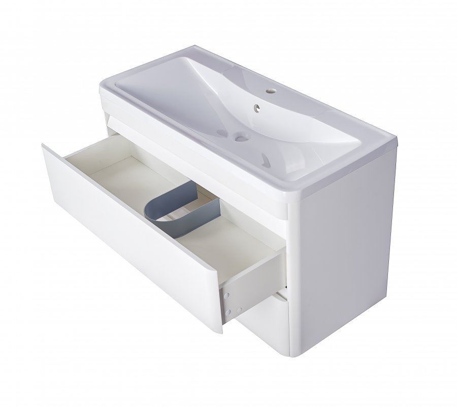 Тумба подвесная "Атлантика 100", Люкс антискрейч, PLUS