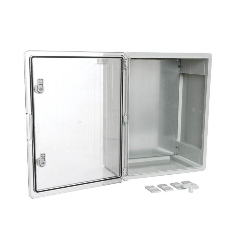 Корпус пластиковый с монтажной панелью ЩМП IP65 прозр. дверь 500х400х240 Промрукав PR08.26494