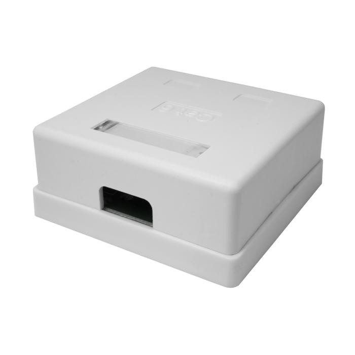 Розетка компьютерная 8P8C (RJ-45) UTP кат.6 2 порта SUPRLAN 10-0310