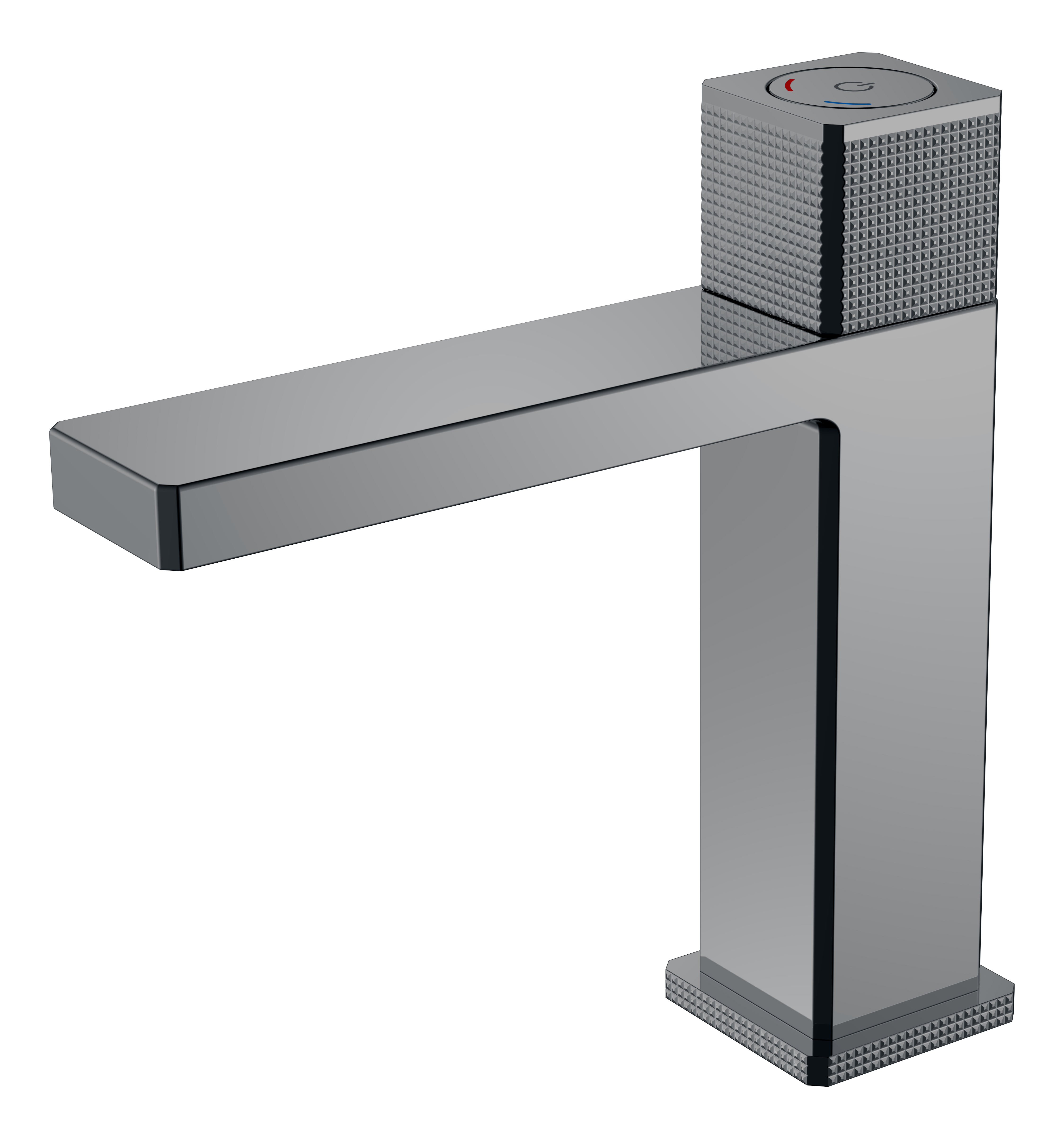 Смеситель автоматический для раковины QUAD Gun Metal