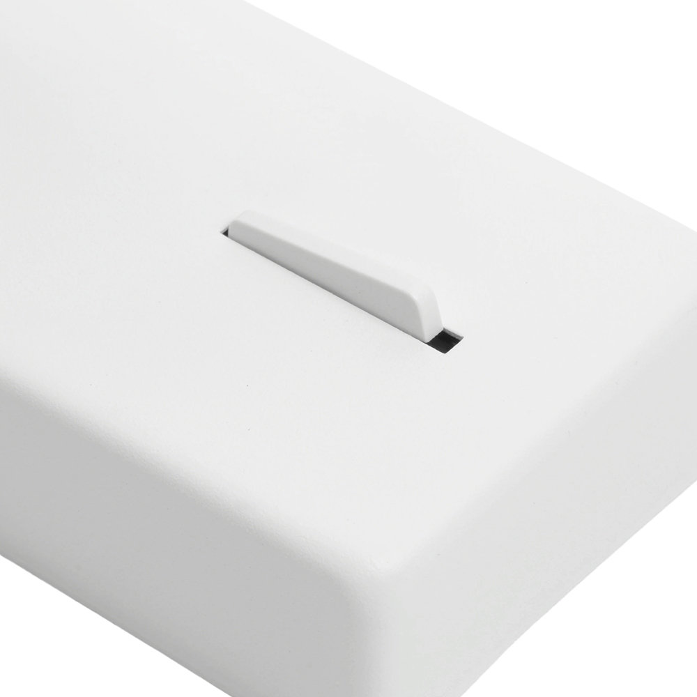 Светильник ДБО GU10 без лампы наклонный с выключателем белый