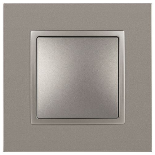 Кнопка Elegance 250В 10АХ титан 14-1111-16 Эра Б0065812