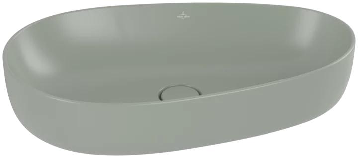 4A74 65 R8 Раковина накладная Antao 650x400x146 цв. Morning Green Villeroy&Boch (337446)