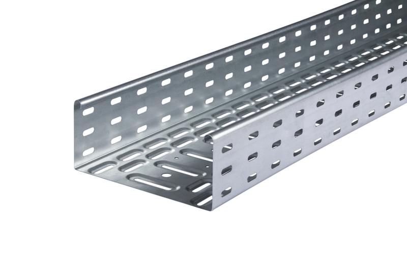 Лоток листовой перфорированный 85х200 L3000 сталь 0.7мм LKS 820 FT RU гор. оцинк OBO 6837592