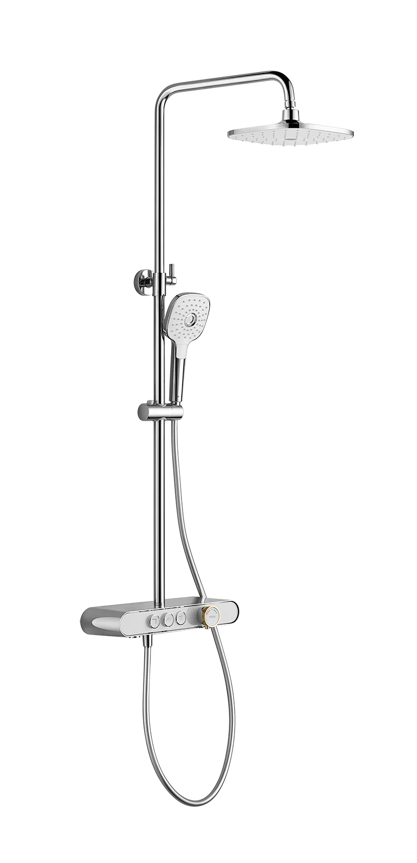 Душевая стойка ARROW AG3323SHCP с термостатом, хром