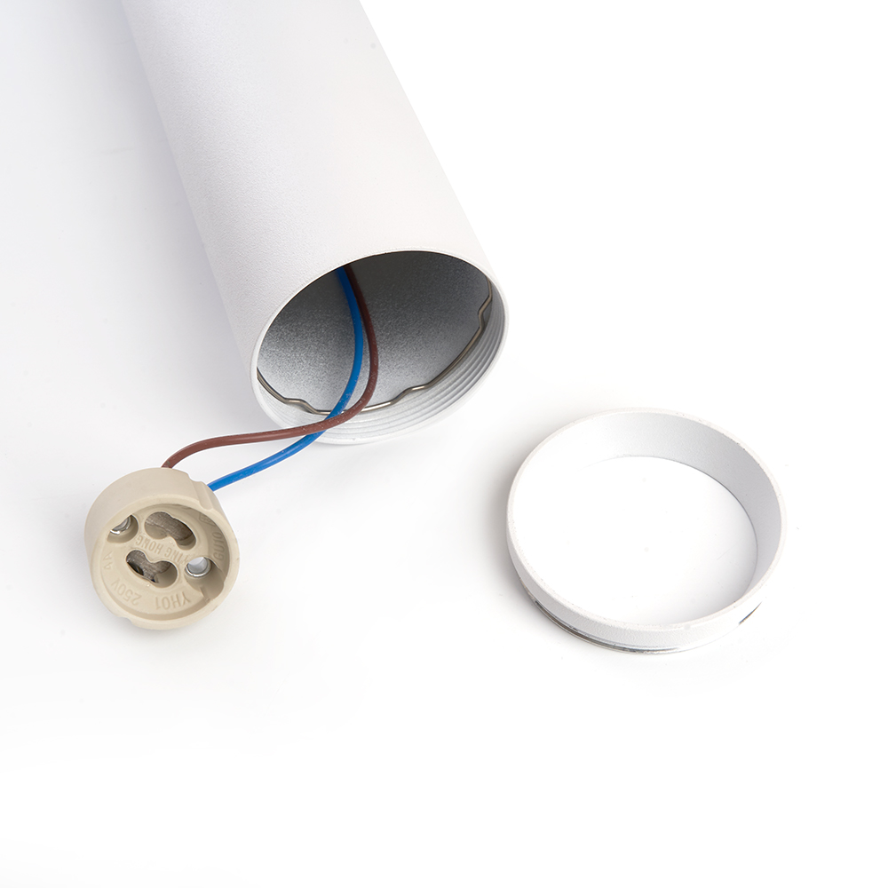 Светильник ДСО GU10 без лампы на подвесе белый