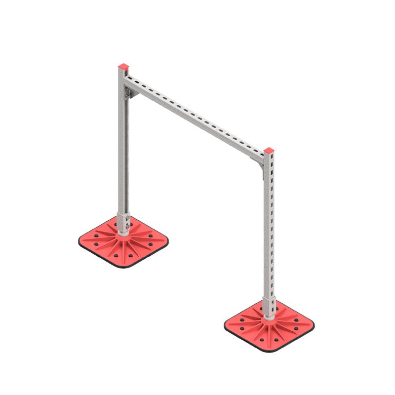 Конструкция опорная для горизонт. прямоугольн. воздуховодов и метал. лотков кабеленесущих систем TECHNORAPTOR FOOT 1000х1000 HD КМ TR0288