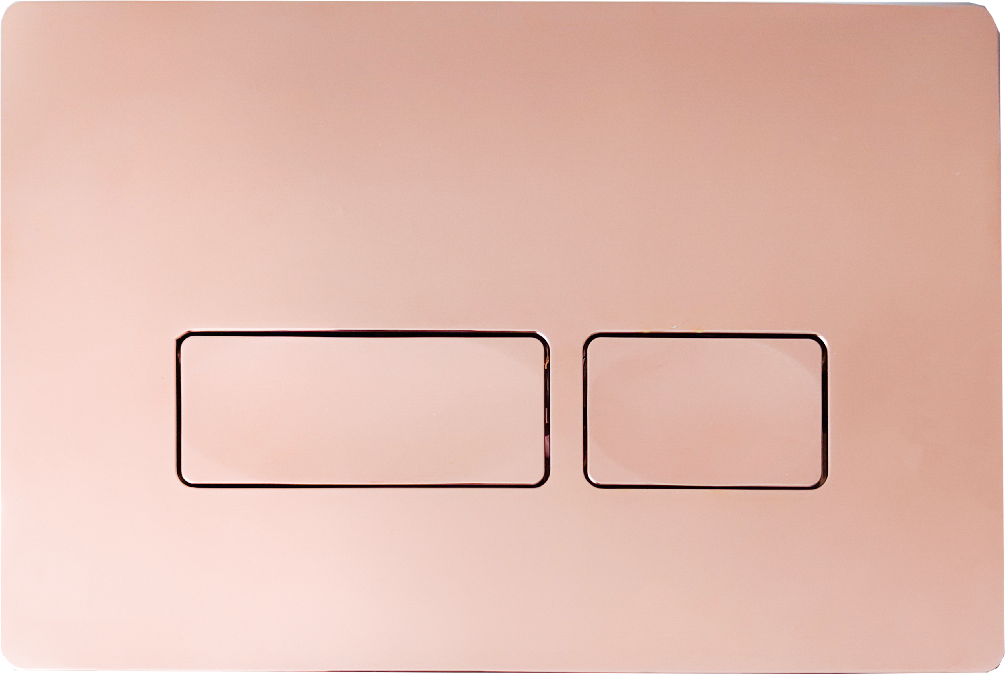 Кнопка CR02RG смыва для инсталляций Ceruttispa (розовое золото, глянцевая)