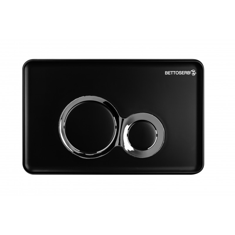 Сет инсталляция sava fix slim+клавиша смыва duo черный матовый/хром глянец SET40006461 BETTOSERB