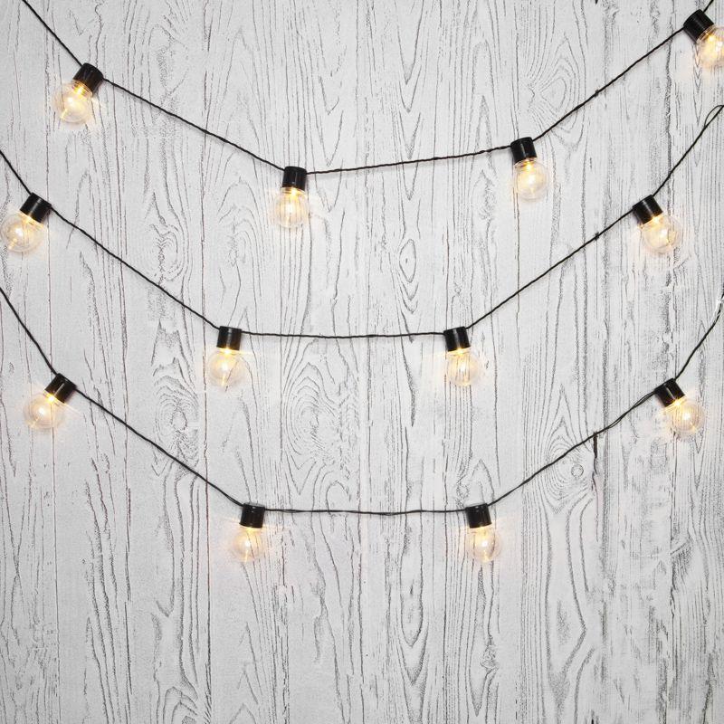 Гирлянда светодиодная "Лофт" 5м 20LED тепл. бел. 1.2Вт IP20 провод ПВХ черн. Neon-Night 303-066