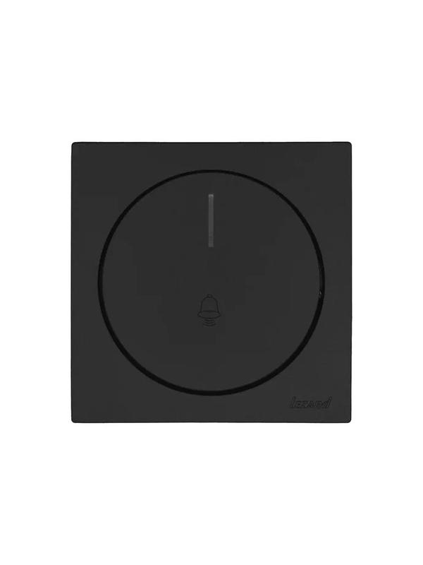 Кнопка звонка СП OSEN с подсветкой механизм черн. бархат LEZARD 743-4288-108