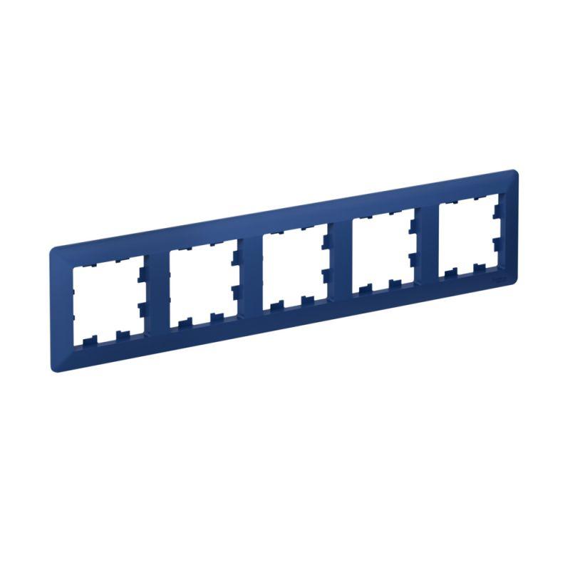 Рамка 5-м AtlasDesign Air аквамарин/дым. черн. SE ATN221105