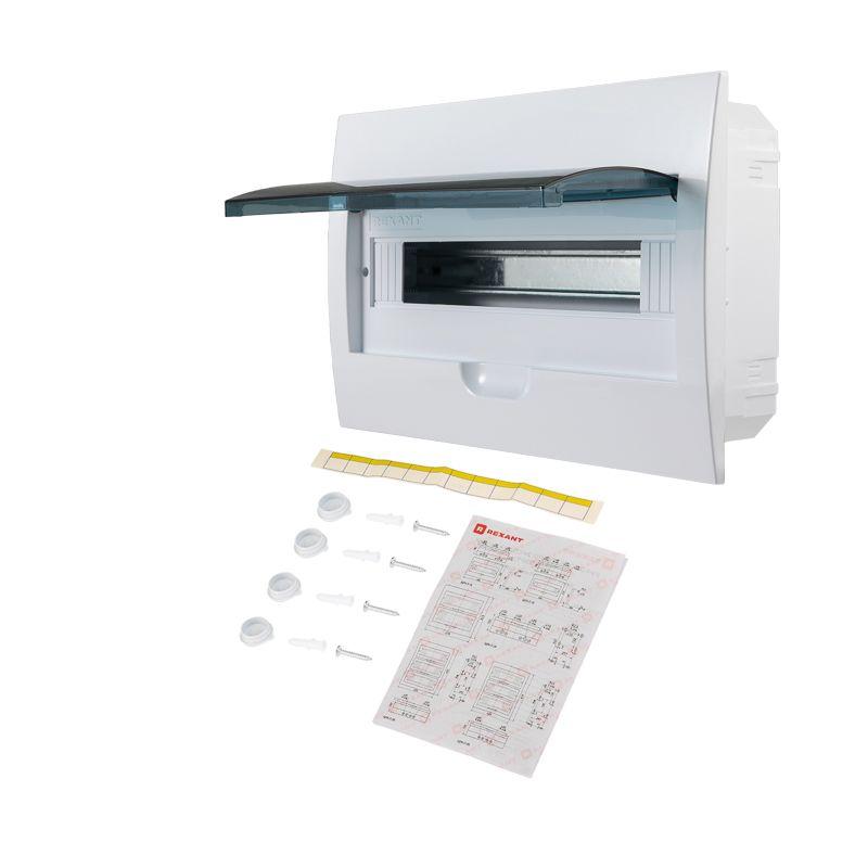 Бокс ЩРВ-П-18 IP41 пластик. бел. Rexant 11-0218